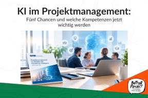 Featured image for “KI im Projektmanagement: Fünf Chancen und welche Kompetenzen jetzt wichtig werden”